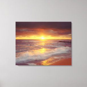 USA, Kalifornien, San Diego. Sunset Cliffs Strand Leinwanddruck