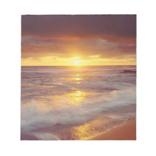 USA, Kalifornien, San Diego. Sunset Cliffs Strand Notizblock