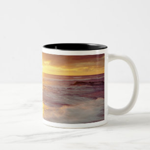 USA, Kalifornien, San Diego. Sunset Cliffs Strand Zweifarbige Tasse