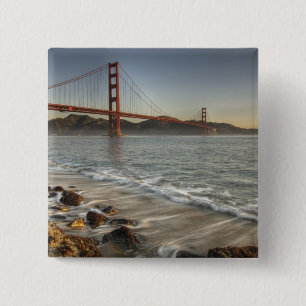 USA, Kalifornien, San Francisco. Eine malerische Button