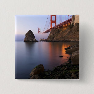 USA, Kalifornien, San Francisco. Goldenes Tor Button