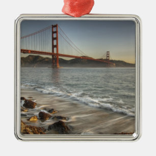 USA, Kalifornien, San Francisco.  landschaftliche  Ornament Aus Metall