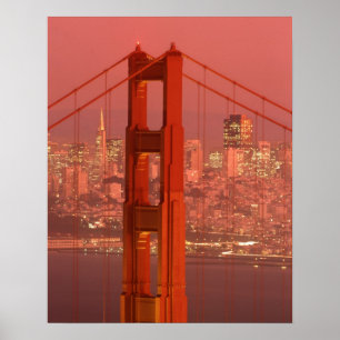 USA, Kalifornien, San Francisco. Poster