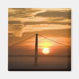 USA. Kalifornien. San Francisco. Sonnenuntergang Magnet