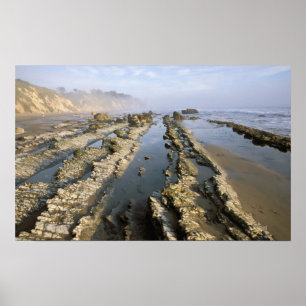 USA, Kalifornien, Santa Barbara, Henrys Strand. Poster