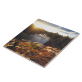 USA, Kalifornien, Sierra Nevada.Sonnenuntergang Fliese (Seite)