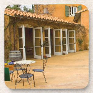 USA, Kalifornien, Sonoma Valley, Patio im Viansa Untersetzer