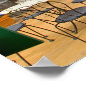 USA, Kalifornien, Sonoma Valley, Patio in Viansa Poster (Ecke)