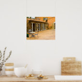 USA, Kalifornien, Sonoma Valley, Patio in Viansa Poster (Küche)