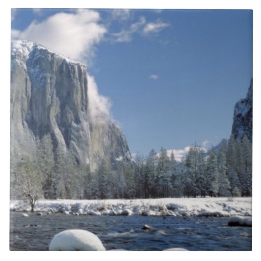USA, Kalifornien, Yosemite NP. Der Merced-Fluss Fliese (Vorderseite)