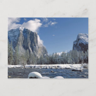 USA, Kalifornien, Yosemite NP. Der Merced-Fluss Postkarte