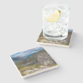 USA, Kalifornien. Yosemite Valley Vista 2 Steinuntersetzer (Seitenansicht)