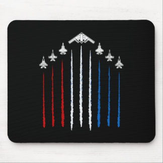 USA-Kampfjets 4. Juli Männer Frauen Kinder Lustig Mousepad