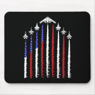 USA-Kampfjets 4. Juli Männer Frauen Kinder Lustig Mousepad