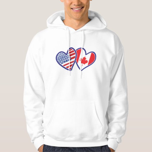 USA Kanada Hoodie (Vorderseite)