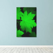 USA, Kansas, Eichenbäume im Licht Leinwanddruck (Insitu (Holzboden))