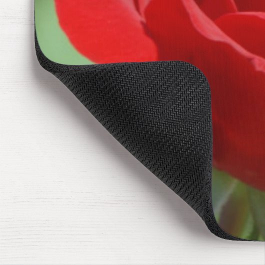 USA, Kansas, Rote Rose Mousepad (Ecke)