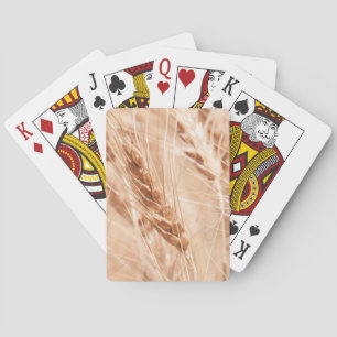 USA, Kansas, Wheat At Harvest Time Spielkarten