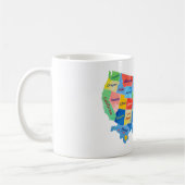 USA KARTE KAFFEETASSE (Links)