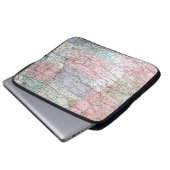 USA Karte Laptopschutzhülle (Vorne Knopf)