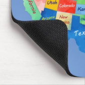 USA Karte Mousepad (Ecke)