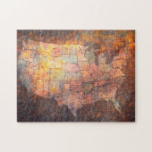USA-Karte Puzzle (Horizontal)