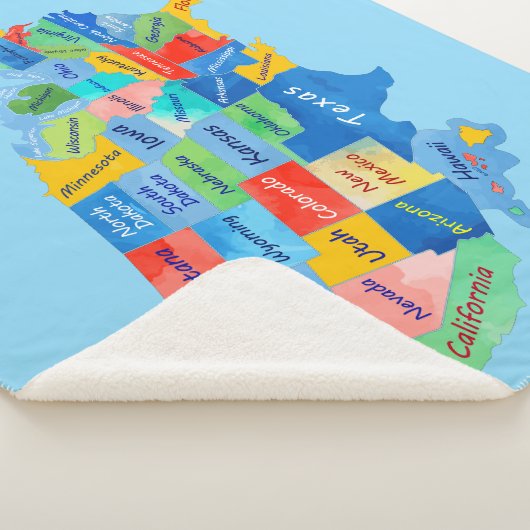 USA Karte Sherpadecke (3/4)