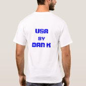USA-Karte T-Shirt (Rückseite)