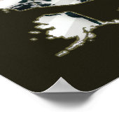 usa-Karte . Weltkarte Poster (Ecke)