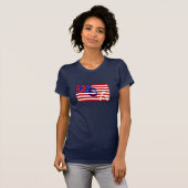 USA kennzeichnen coolen T - Shirtentwurf T-Shirt (Vorne ganz)