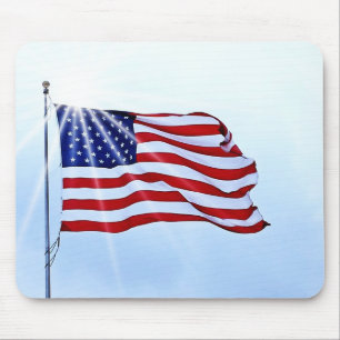 USA kennzeichnen im Wind Mousepad