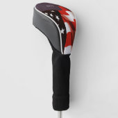 USA kennzeichnen mit Textraum Golf Headcover (angewinkelt)