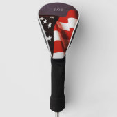 USA kennzeichnen mit Textraum Golf Headcover (Vorderseite)
