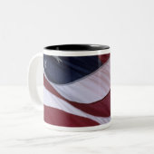 USA kennzeichnen, North Carolina, USA Zweifarbige Tasse (Vorderseite Links)