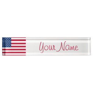 USA kennzeichnen patriotischer kundenspezifischer Namensplakette