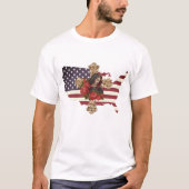 USA KENNZEICHNEN TRAURIGE MUTTER-ROSEN T-Shirt (Vorderseite)