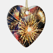 USA kennzeichnen und Feuerwerke Keramikornament (Rechts)