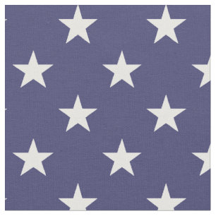 USA kennzeichnen weiße Sterne auf Flaggen-Blau Stoff