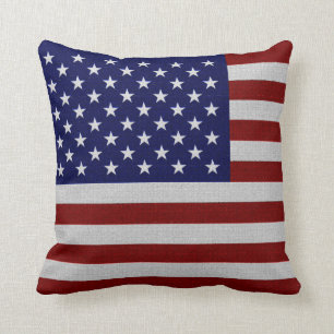 USA kennzeichnet Vintage Blick-Kissen Kissen