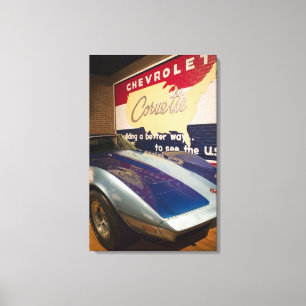 USA, Kentucky, Bowling Green: National Corvette 2 Leinwanddruck