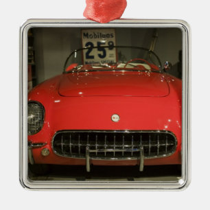 USA, Kentucky, Bowling Green: National Corvette 3 Silbernes Ornament