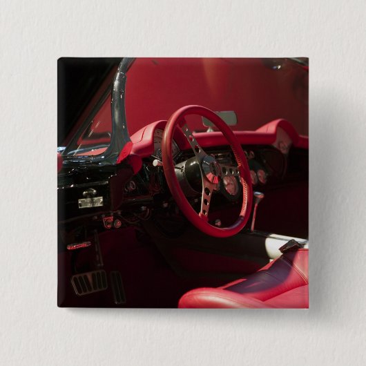 USA, Kentucky, Bowling Green: National Corvette Button (Vorderseite)