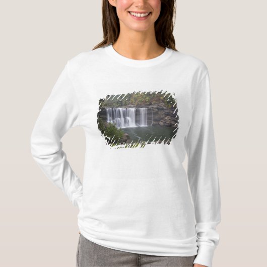 USA - Kentucky. Cumberland Falls auf T-Shirt (Vorderseite)