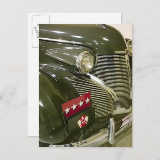 USA, Kentucky, Fort Knox: Patton Museum of Postkarte (Vorne/Hinten)