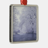 USA, Kentucky, Louisville. Schnee bedeckt Ornament Aus Metall (Rechts)