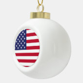USA KERAMIK Kugel-Ornament (Rechts)