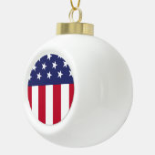 USA KERAMIK Kugel-Ornament (Rechts)