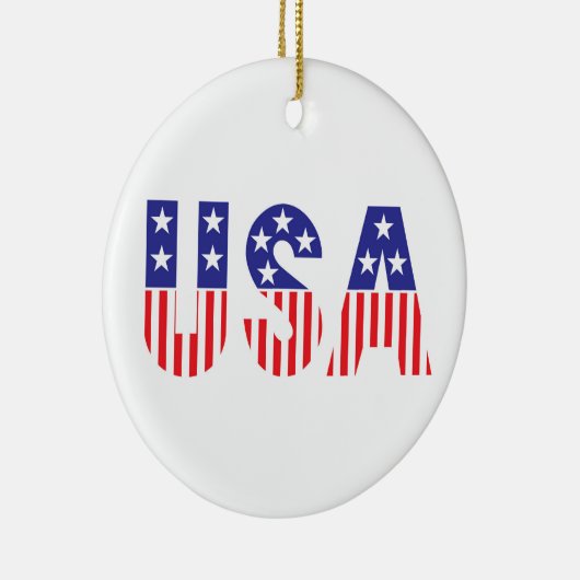 USA KERAMIK ORNAMENT (Rechts)