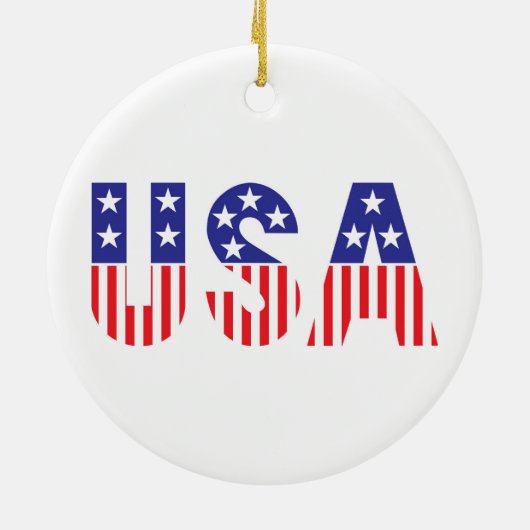 USA KERAMIK ORNAMENT (Hinten)