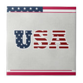 USA Keramik Tile Fliese (Vorderseite)